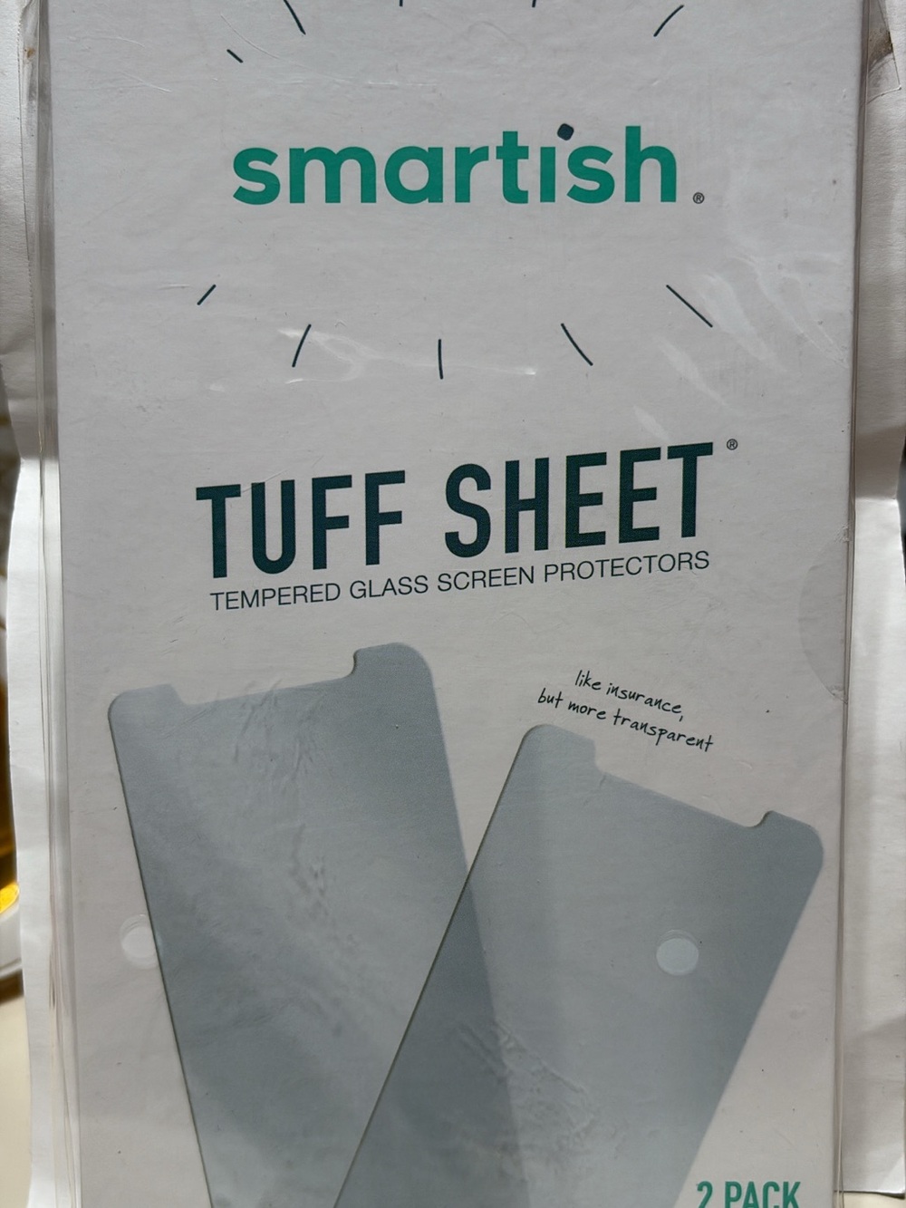 artis Clear Screen Protector for iPhone 13 Pro Max - White/Yellow Accents